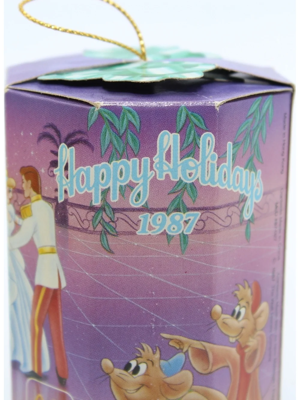 80s 90s Disney 6 EMPTY BOXES from Christmas Ornaments McDonalds Happy Meal Toys